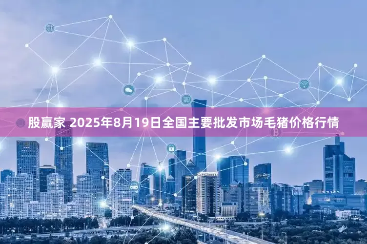 股赢家 2025年8月19日全国主要批发市场毛猪价格行情