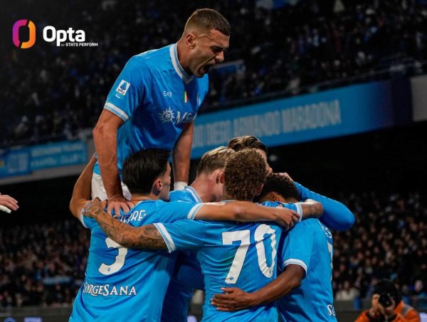 天戈资本 那不勒斯是除升班马外，五大联赛唯一2025年主场不败球队